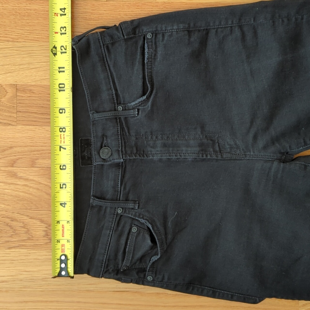 MOTHER Black Cropped Jeans - Picture 5 of 8